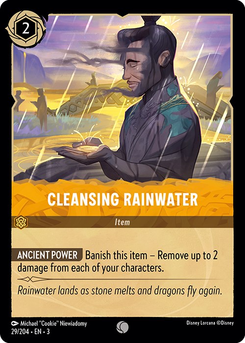 Cleansing Rainwater (29/204) [Into the Inklands] | Good Games Morley