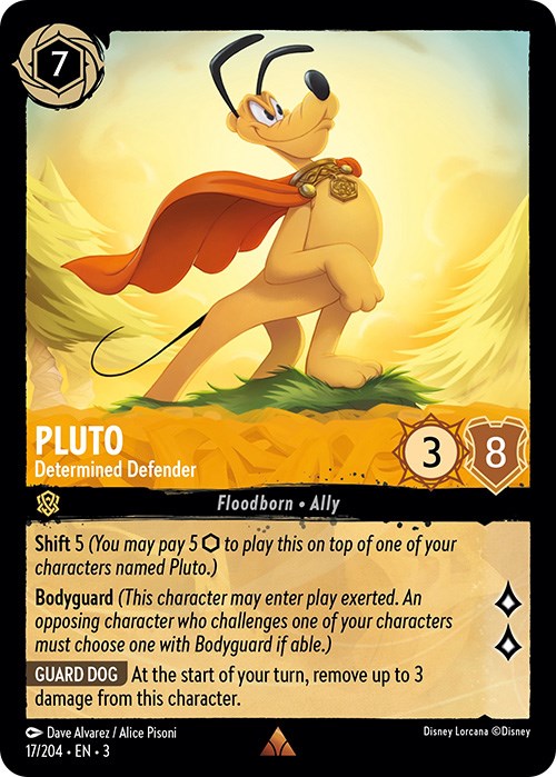 Pluto - Determined Defender (17/204) [Into the Inklands] | Good Games Morley