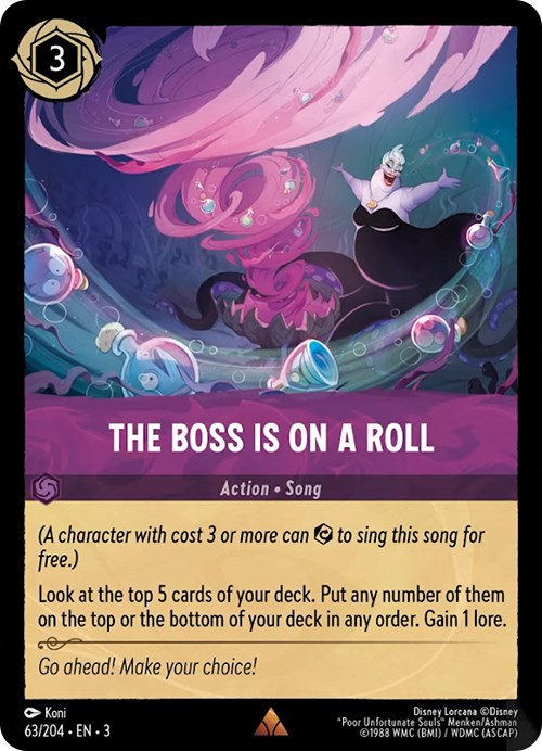 The Boss is on a Roll (63/204) [Into the Inklands] | Good Games Morley