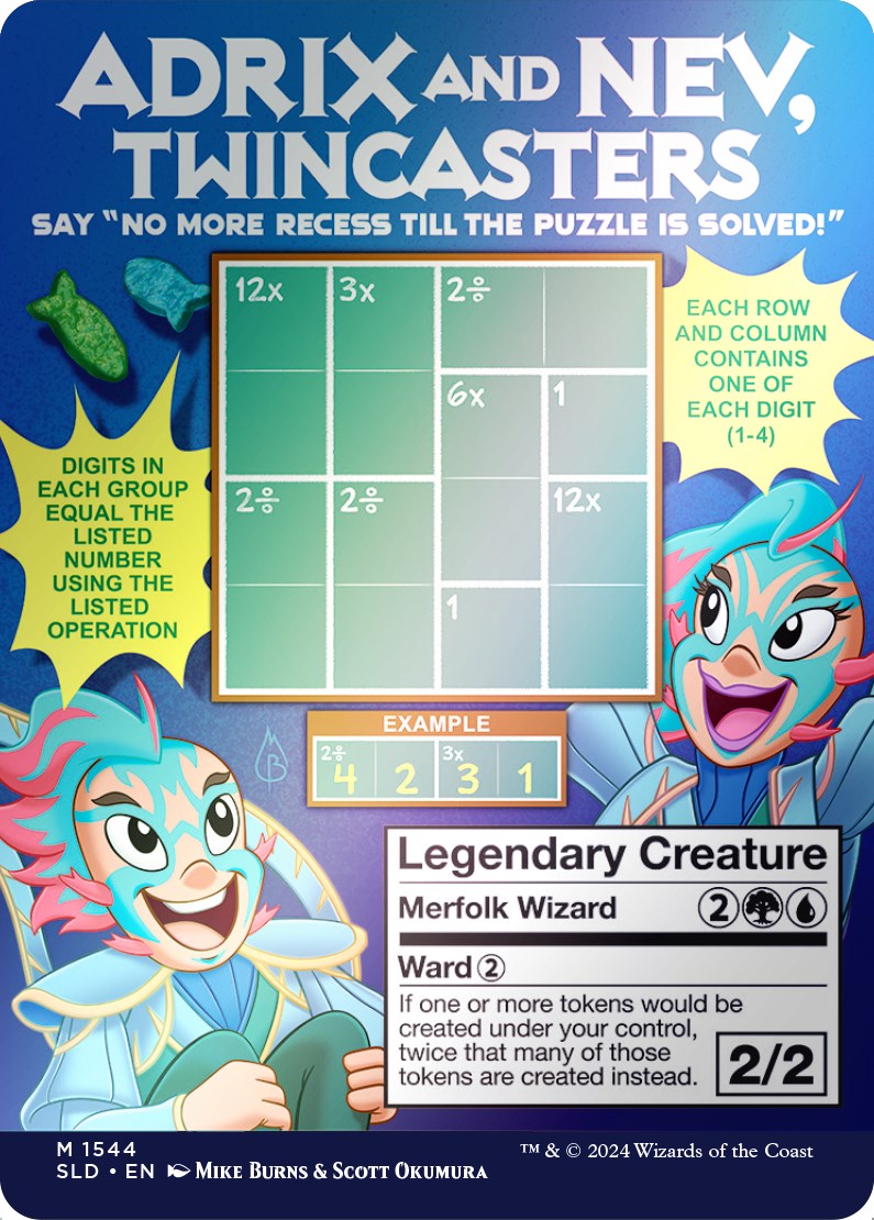 Adrix and Nev, Twincasters (Rainbow Foil) [Secret Lair Drop Series] | Good Games Morley