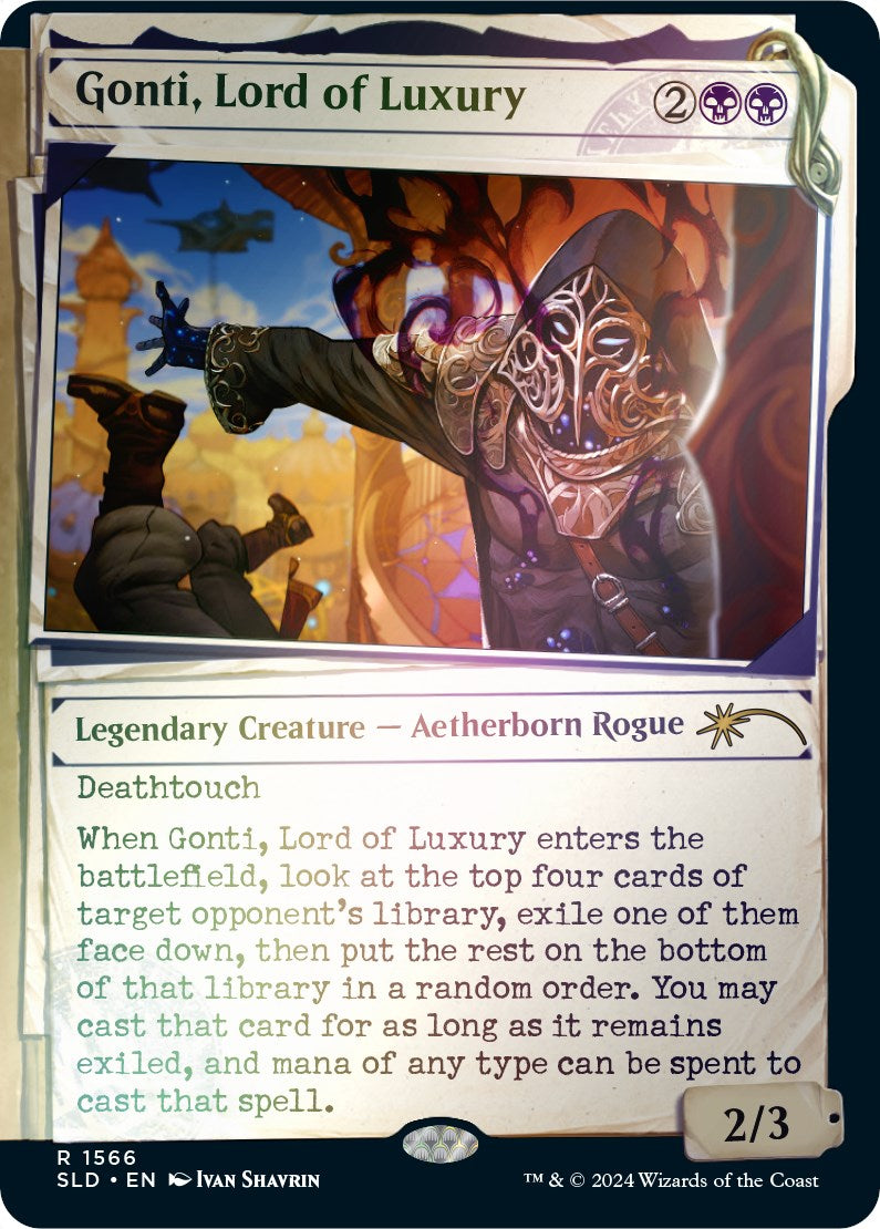 Gonti, Lord of Luxury (Rainbow Foil) [Secret Lair Drop Series] | Good Games Morley
