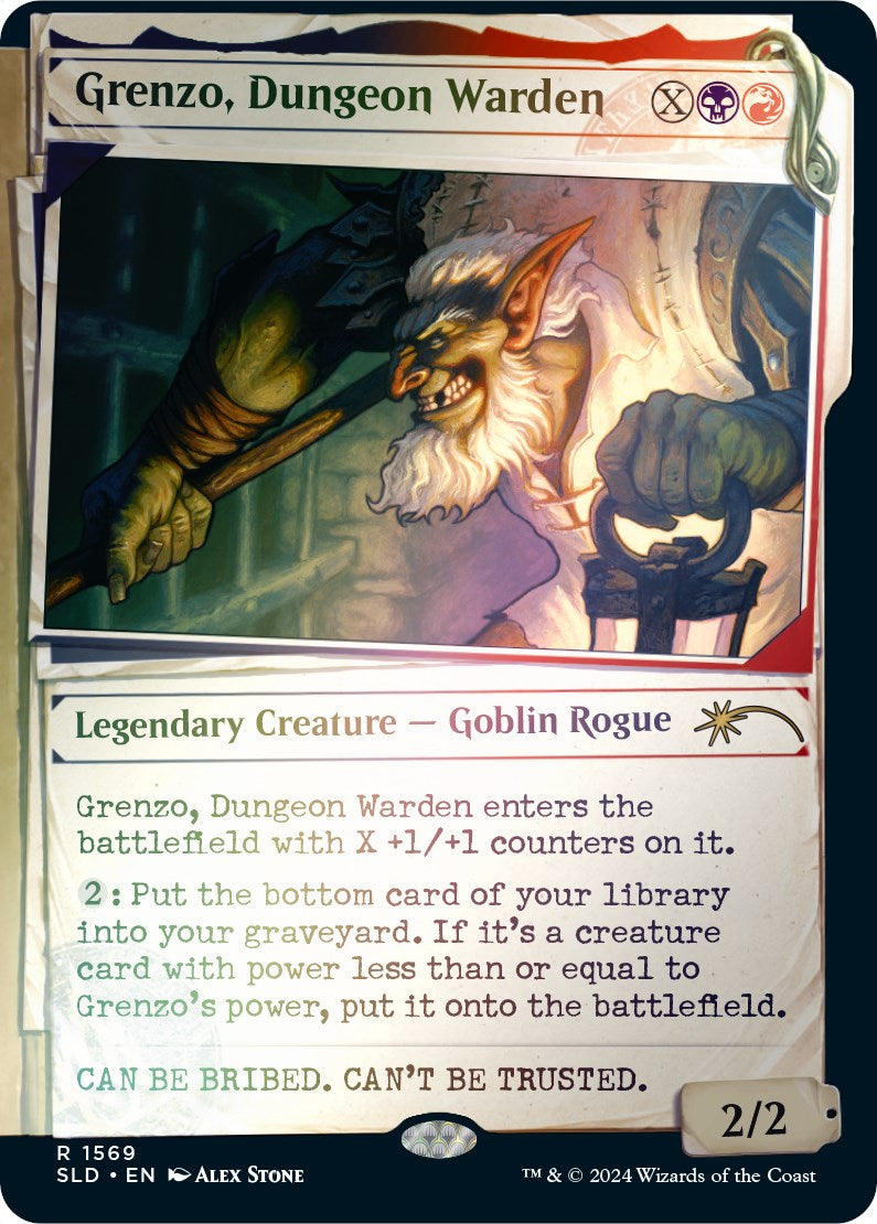 Grenzo, Dungeon Warden (Rainbow Foil) [Secret Lair Drop Series] | Good Games Morley