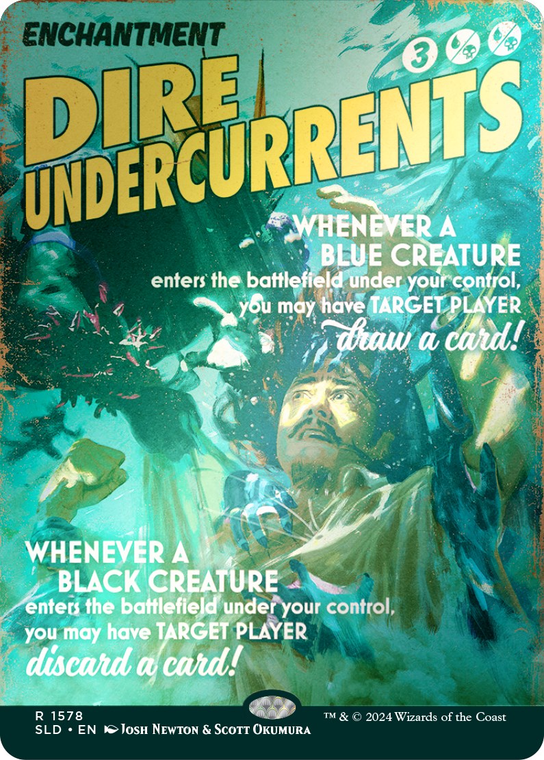 Dire Undercurrents (Rainbow Foil) [Secret Lair Drop Series] | Good Games Morley