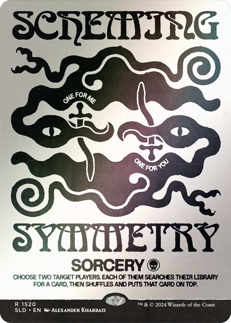 Scheming Symmetry (Rainbow Foil) [Secret Lair Drop Series] | Good Games Morley