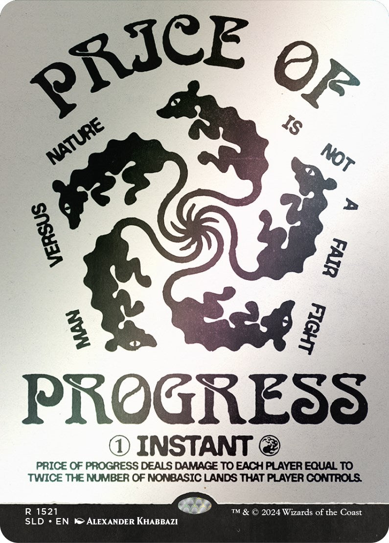 Price of Progress (Rainbow Foil) [Secret Lair Drop Series] | Good Games Morley