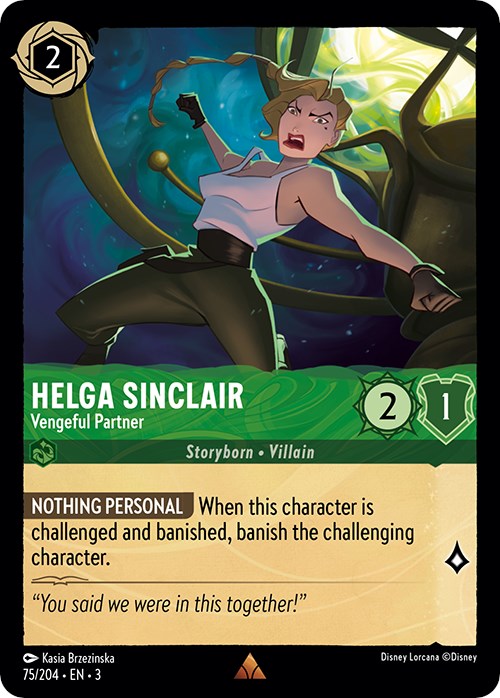 Helga Sinclair - Vengeful Partner (75/204) [Into the Inklands] | Good Games Morley