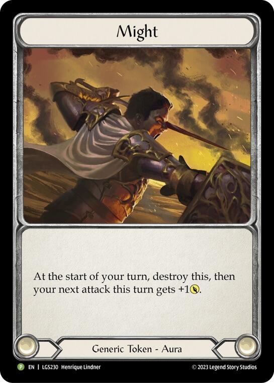 Might // Vigor [LGS230] (Promo)  Rainbow Foil | Good Games Morley