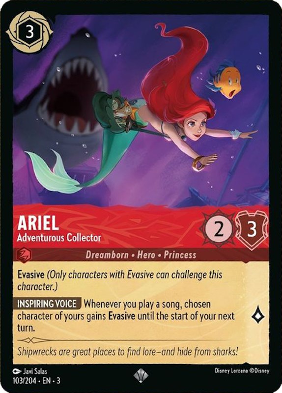 Ariel - Adventurous Collector (103/204) [Into the Inklands] | Good Games Morley