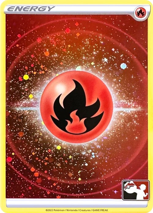 Fire Energy (Cosmos Holo) [Prize Pack Series Three] | Good Games Morley