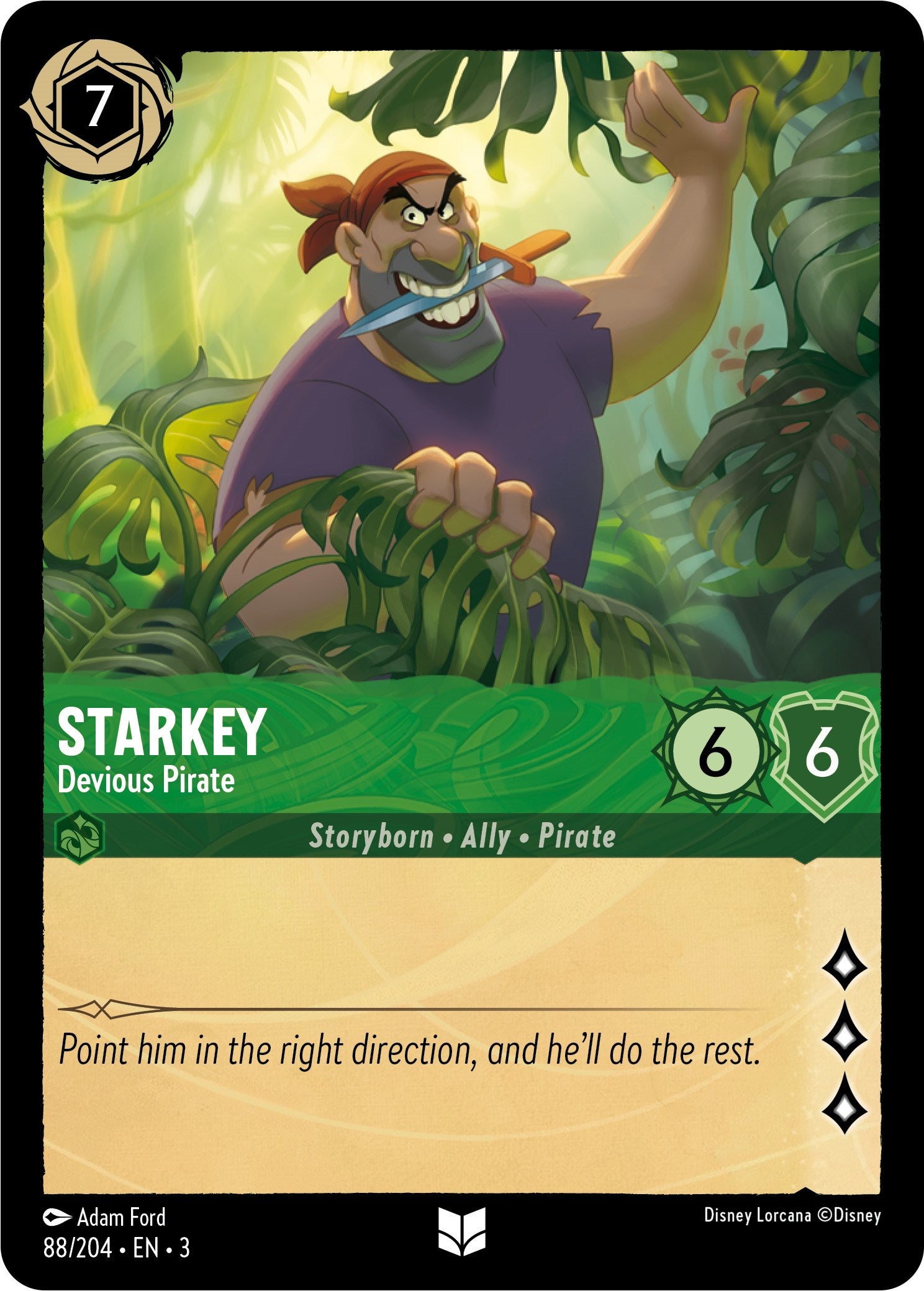 Starkey - Devious Pirate (88/204) [Into the Inklands] | Good Games Morley