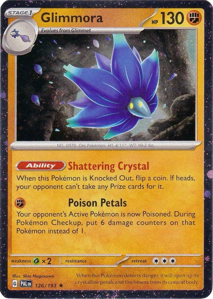 Glimmora (126/193) (Cosmos Holo) [Scarlet & Violet: Paldea Evolved] | Good Games Morley