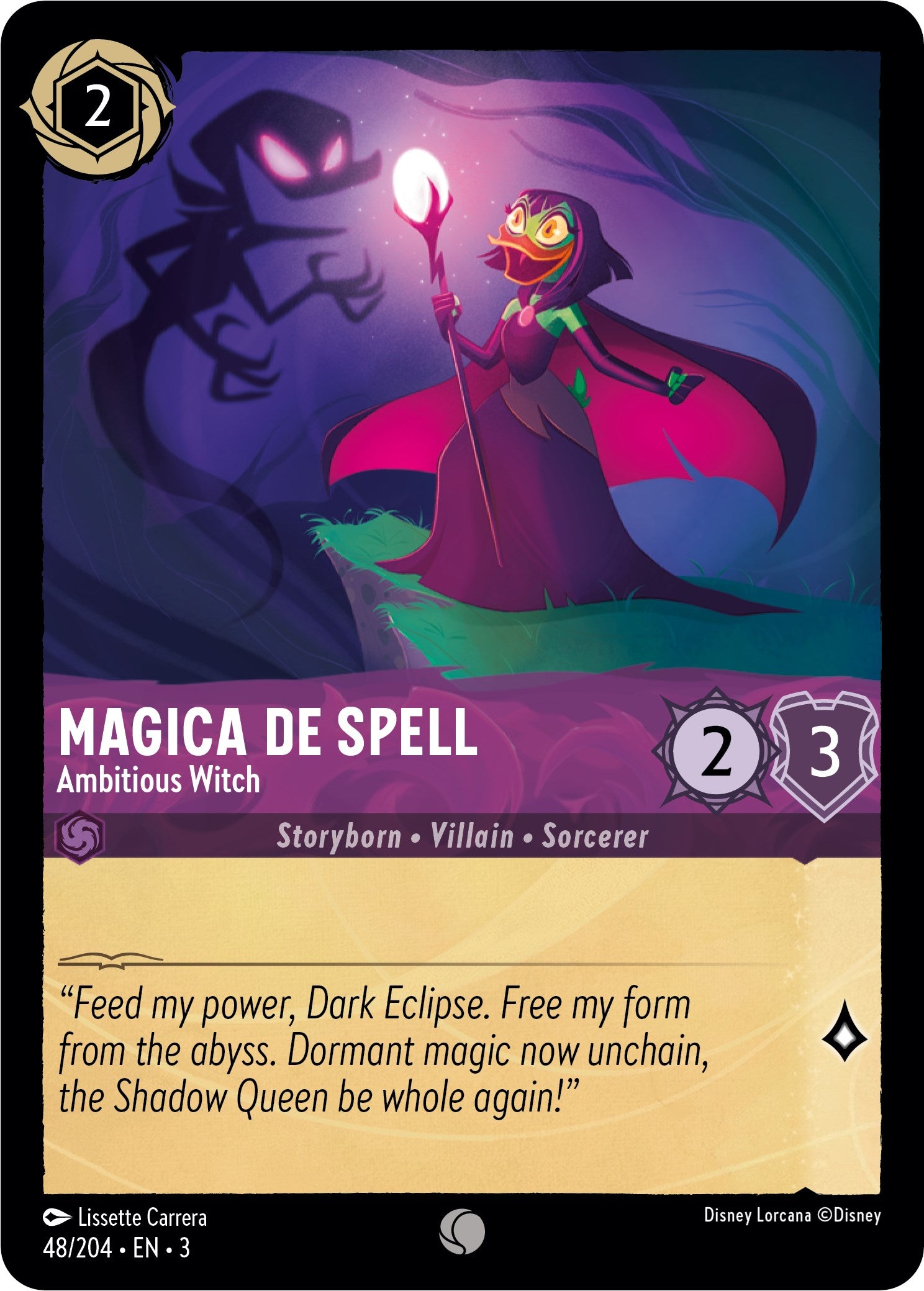 Magica De Spell - Ambitious Witch (48/204) [Into the Inklands] | Good Games Morley