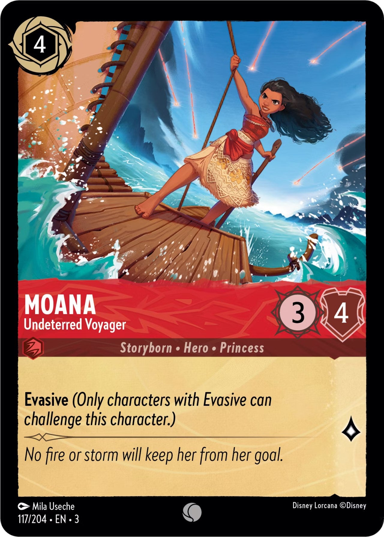 Moana - Undeterred Voyager (117/204) [Into the Inklands] | Good Games Morley