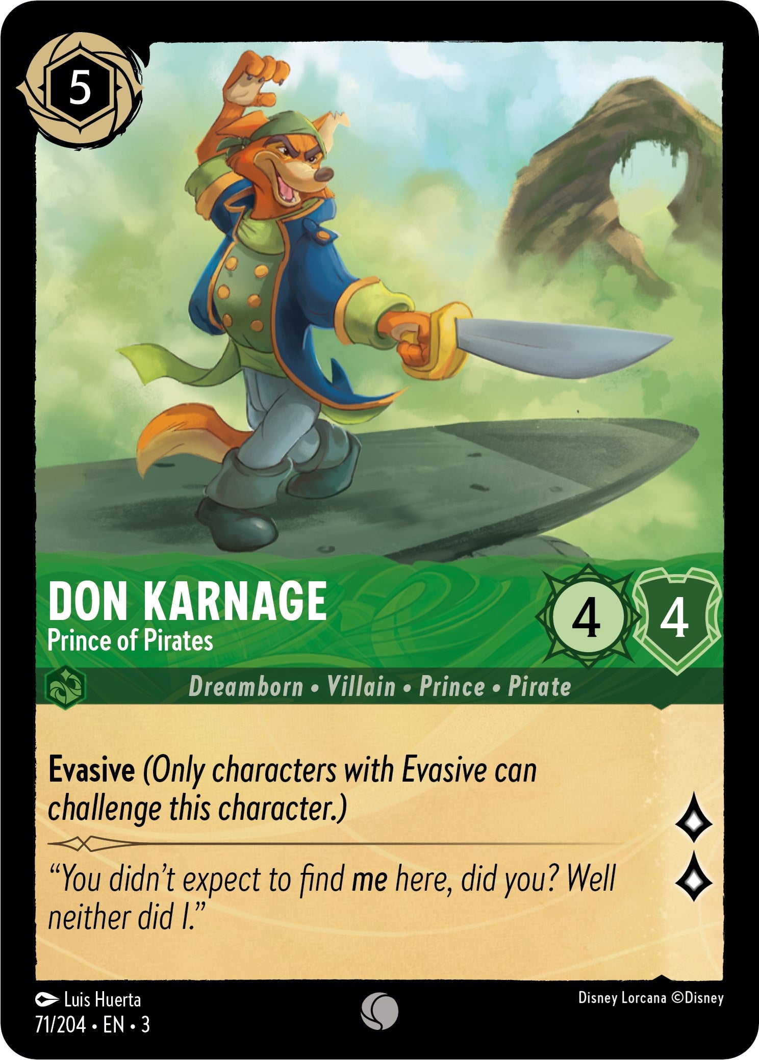 Don Karnage - Prince of Pirates (71/204) [Into the Inklands] | Good Games Morley