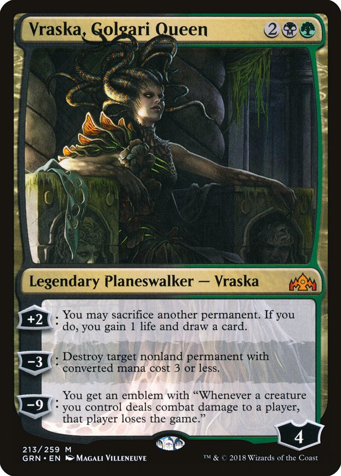 Vraska, Golgari Queen 213 (Guilds of Ravnica)  - Foil | Good Games Morley
