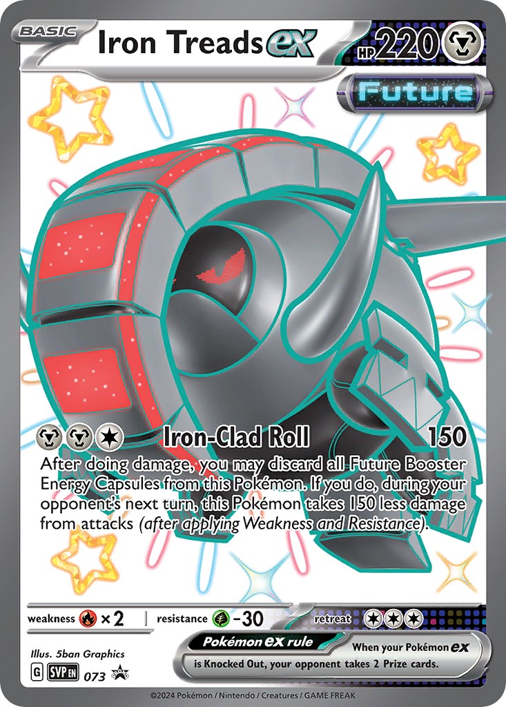 Iron Treads ex (073) [Scarlet & Violet: Black Star Promos] | Good Games Morley