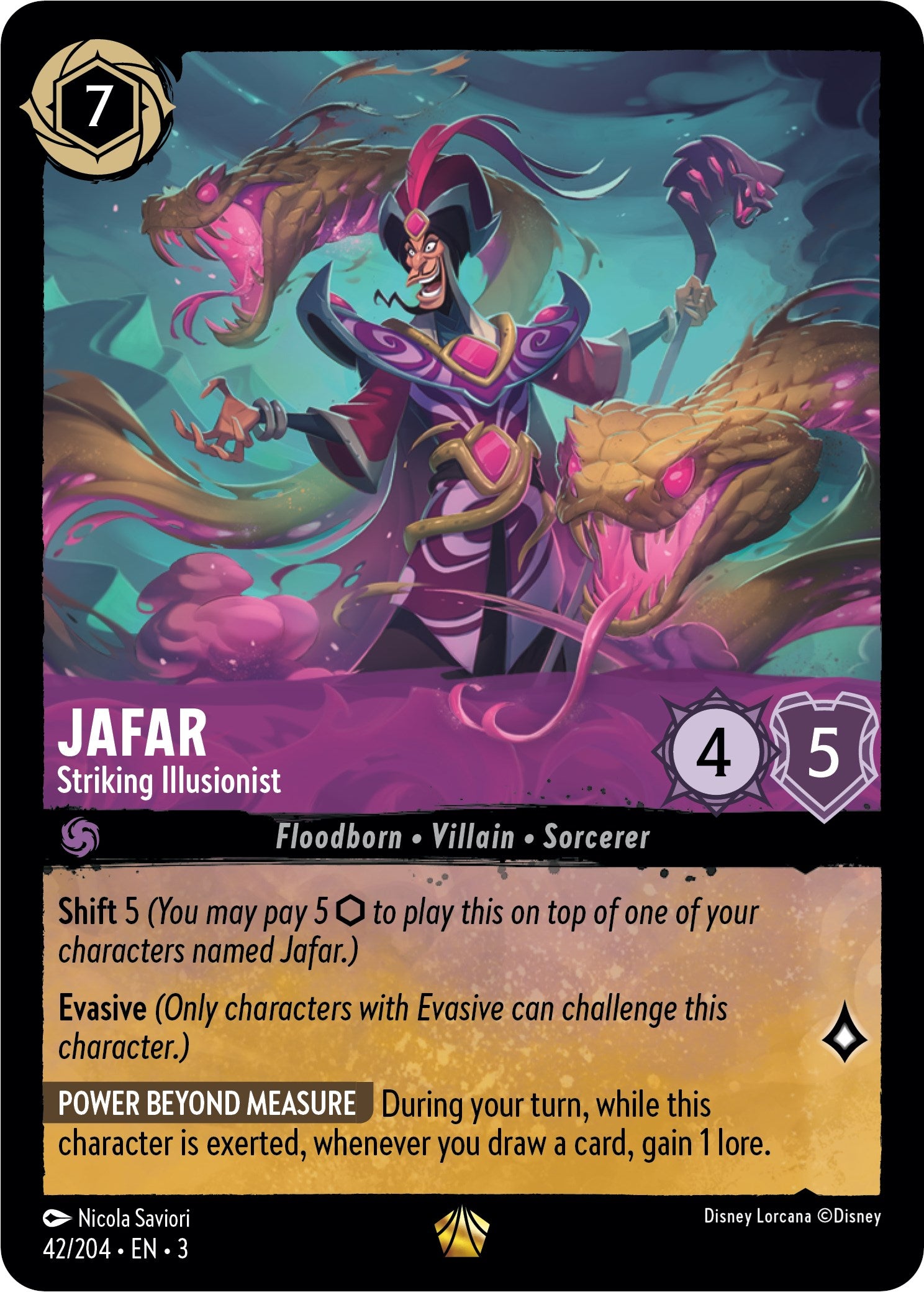 Jafar - Striking Illusionist (42/204) [Into the Inklands] | Good Games Morley