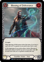 Blessing of Deliverance (Blue) [U-WTR056] (Welcome to Rathe Unlimited)  Unlimited Rainbow Foil | Good Games Morley
