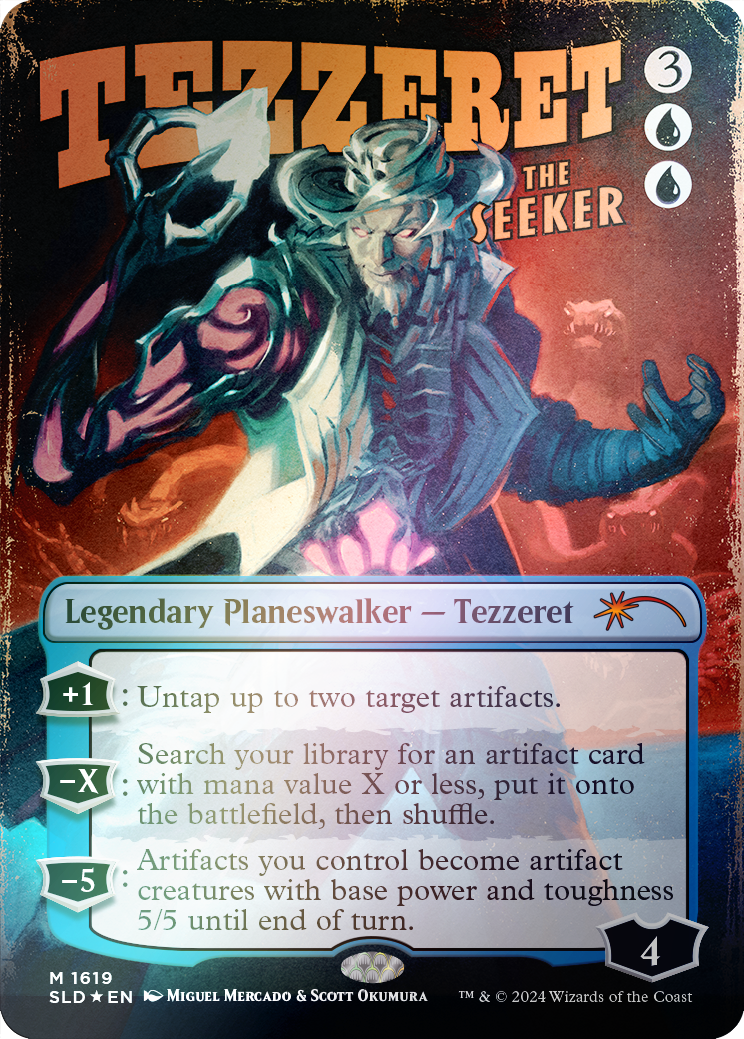 Tezzeret the Seeker (1619) (Rainbow Foil) [Secret Lair Drop Series] | Good Games Morley