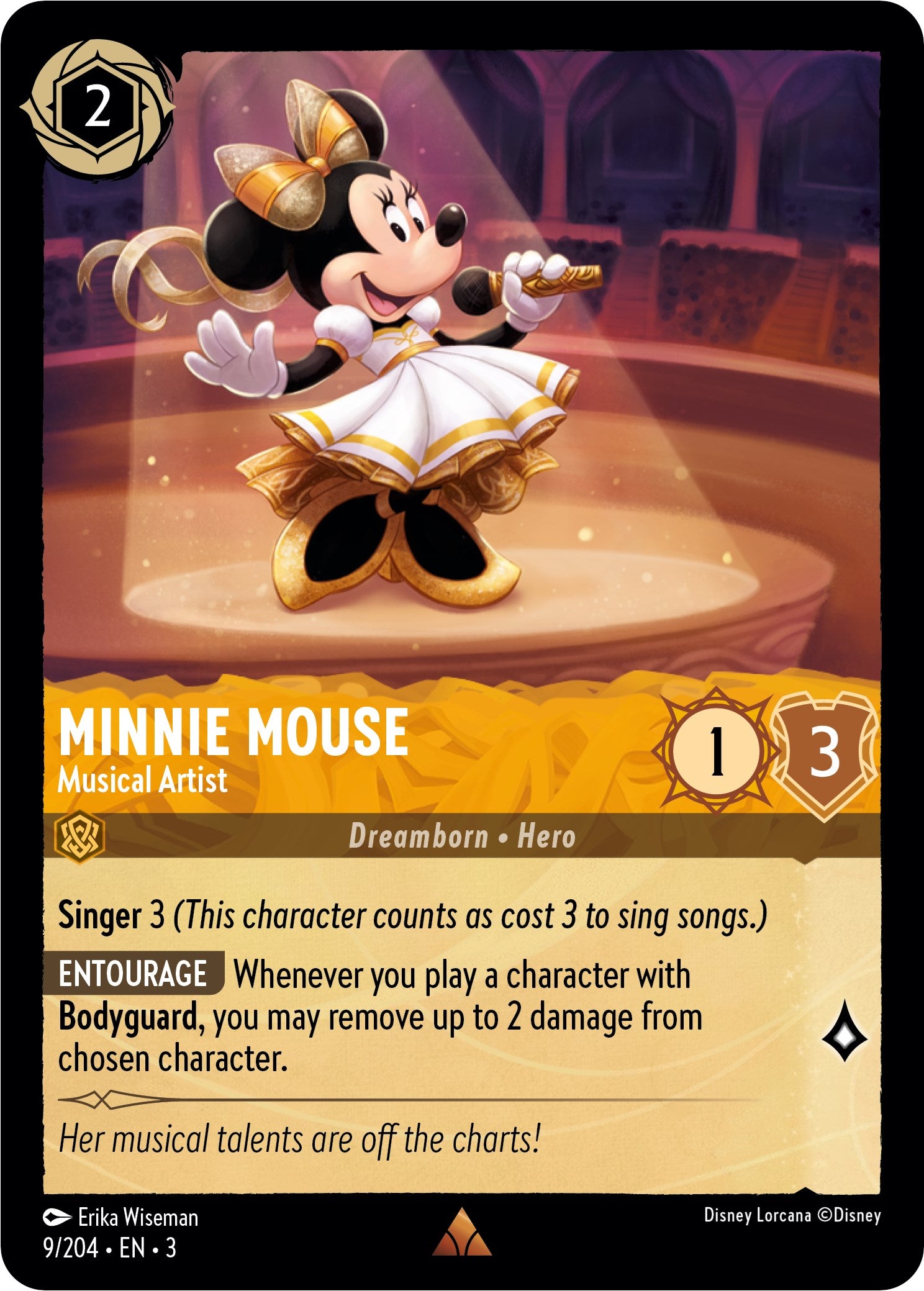 Minnie Mouse - Musical Artist (9/204) [Into the Inklands] | Good Games Morley