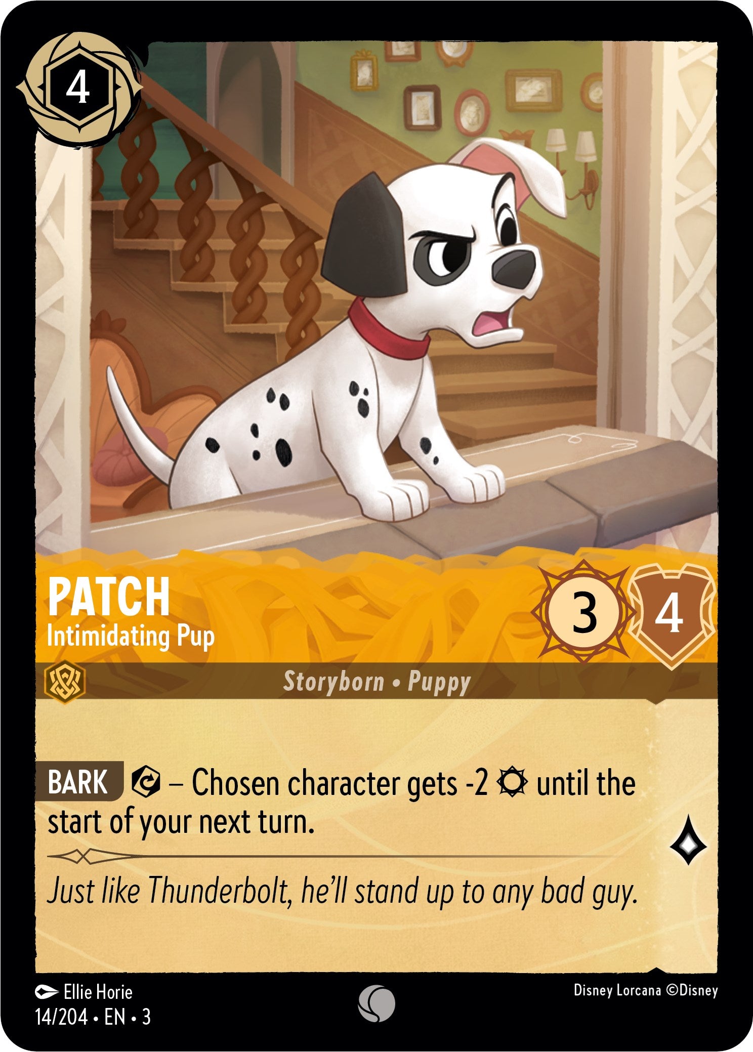 Patch - Intimidating Pup (14/204) [Into the Inklands] | Good Games Morley