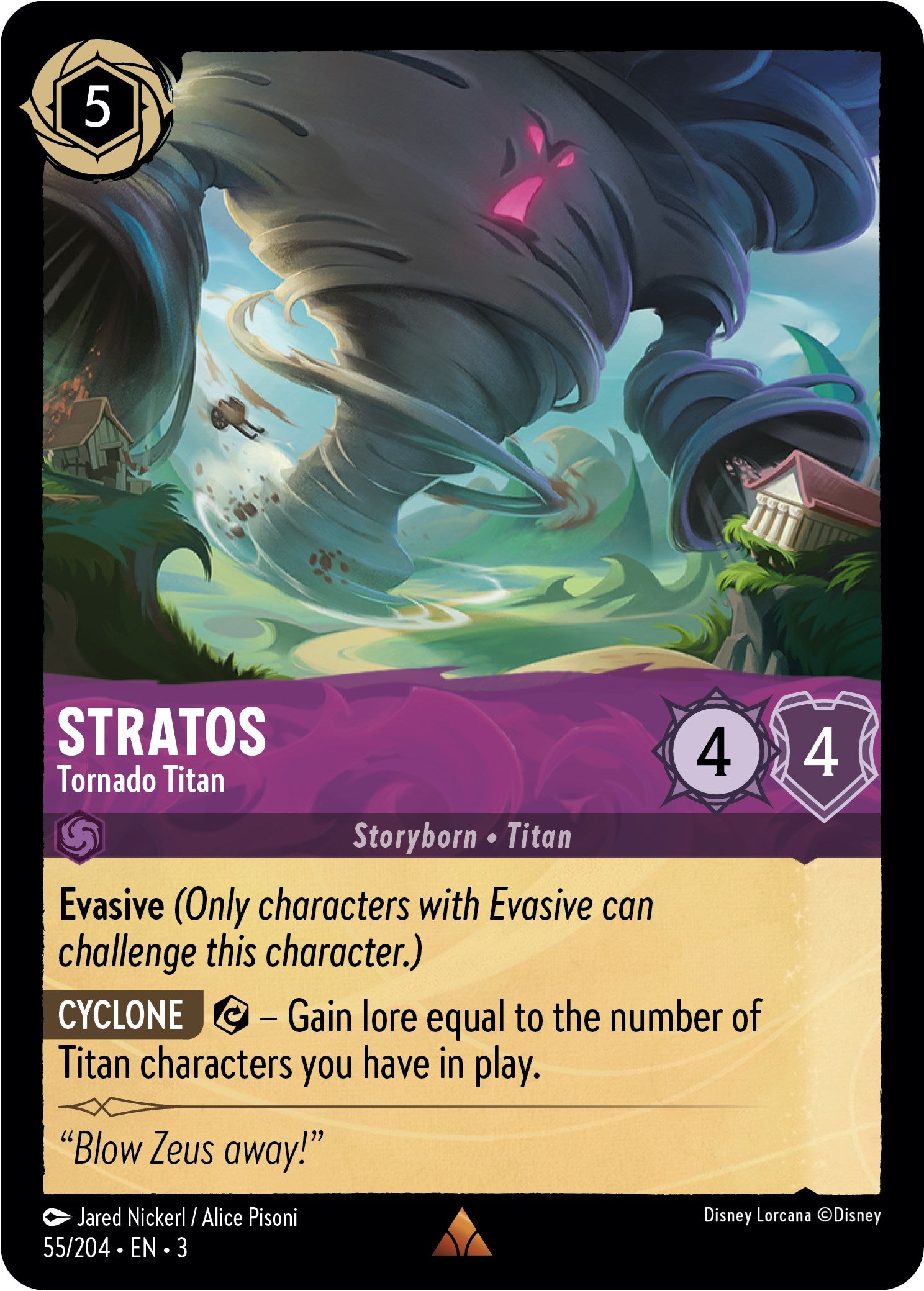 Stratos - Tornado Titan (55//204) [Into the Inklands] | Good Games Morley