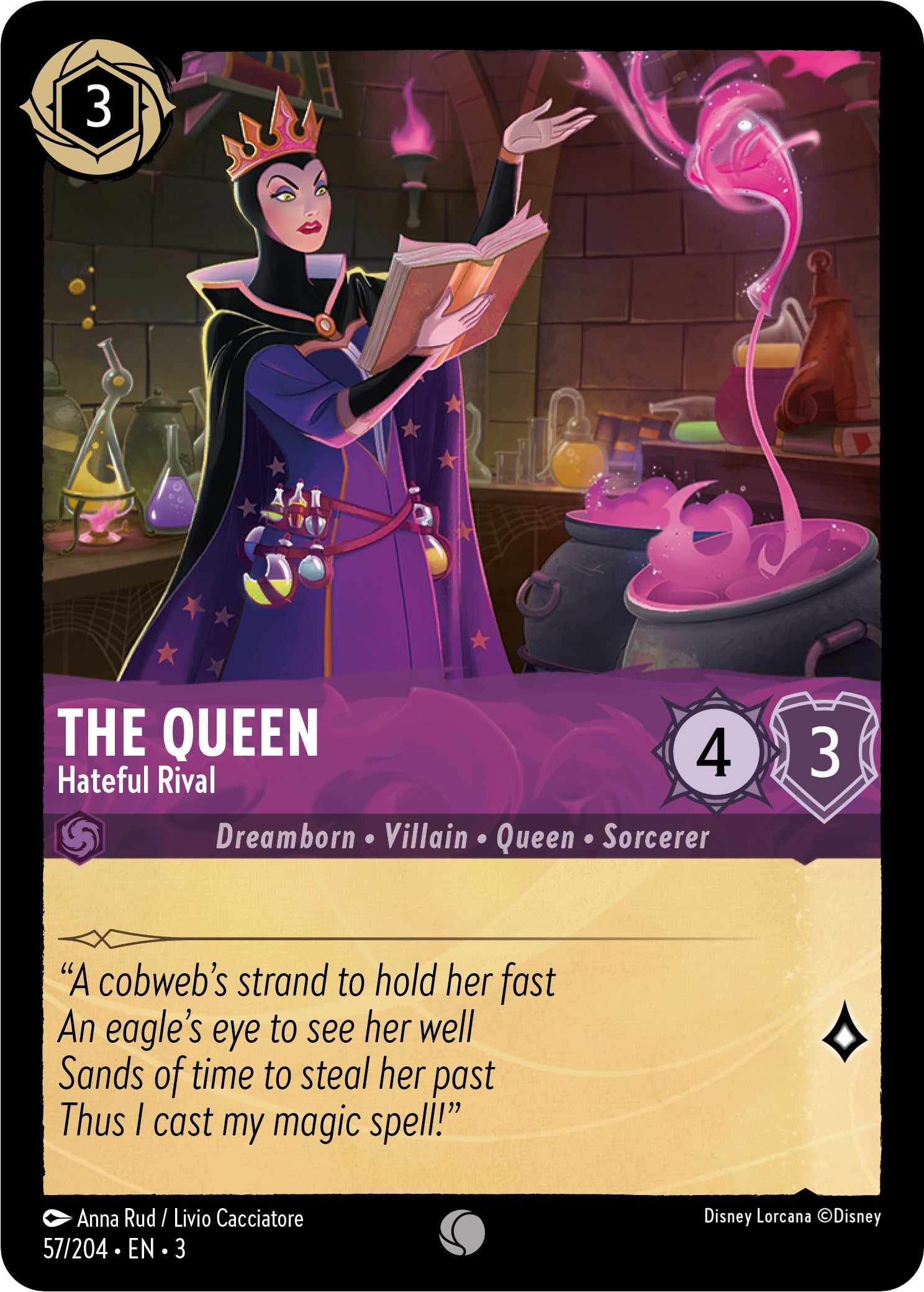 The Queen - Hateful Rival (57/204) [Into the Inklands] | Good Games Morley