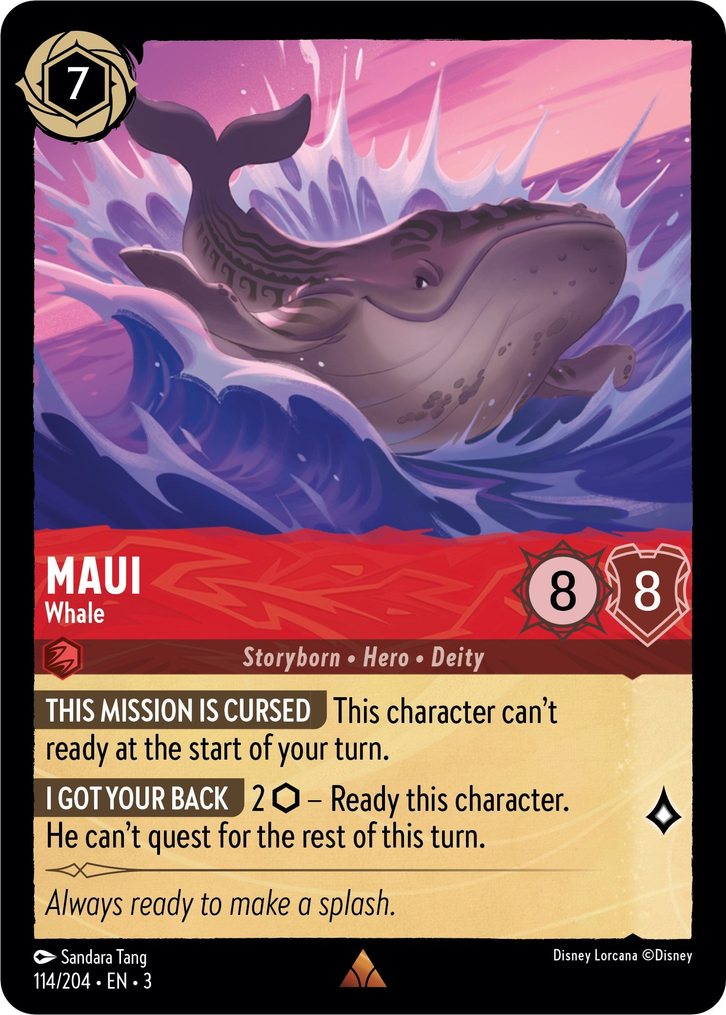 Maui - Whale (114//204) [Into the Inklands] | Good Games Morley