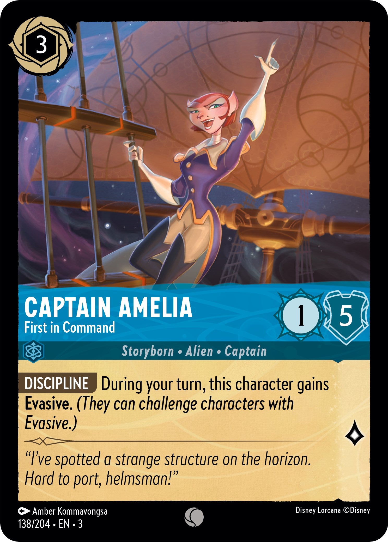 Captain Amelia - First in Command (138//204) [Into the Inklands] | Good Games Morley