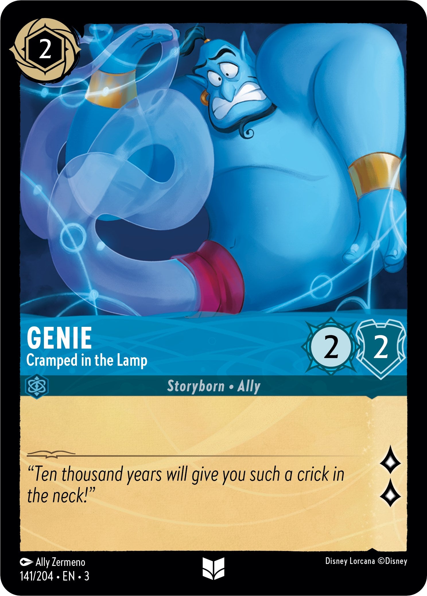Genie - Cramped in the Lamp (141//204) [Into the Inklands] | Good Games Morley