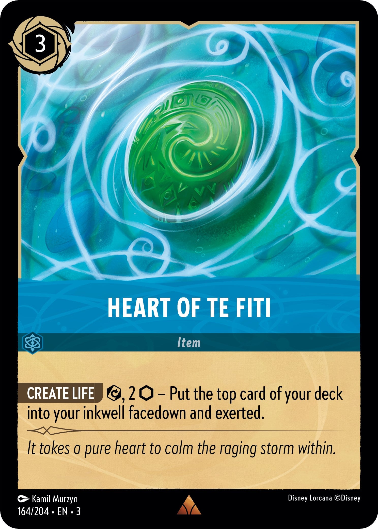 Heart of Te Fiti (164//204) [Into the Inklands] | Good Games Morley