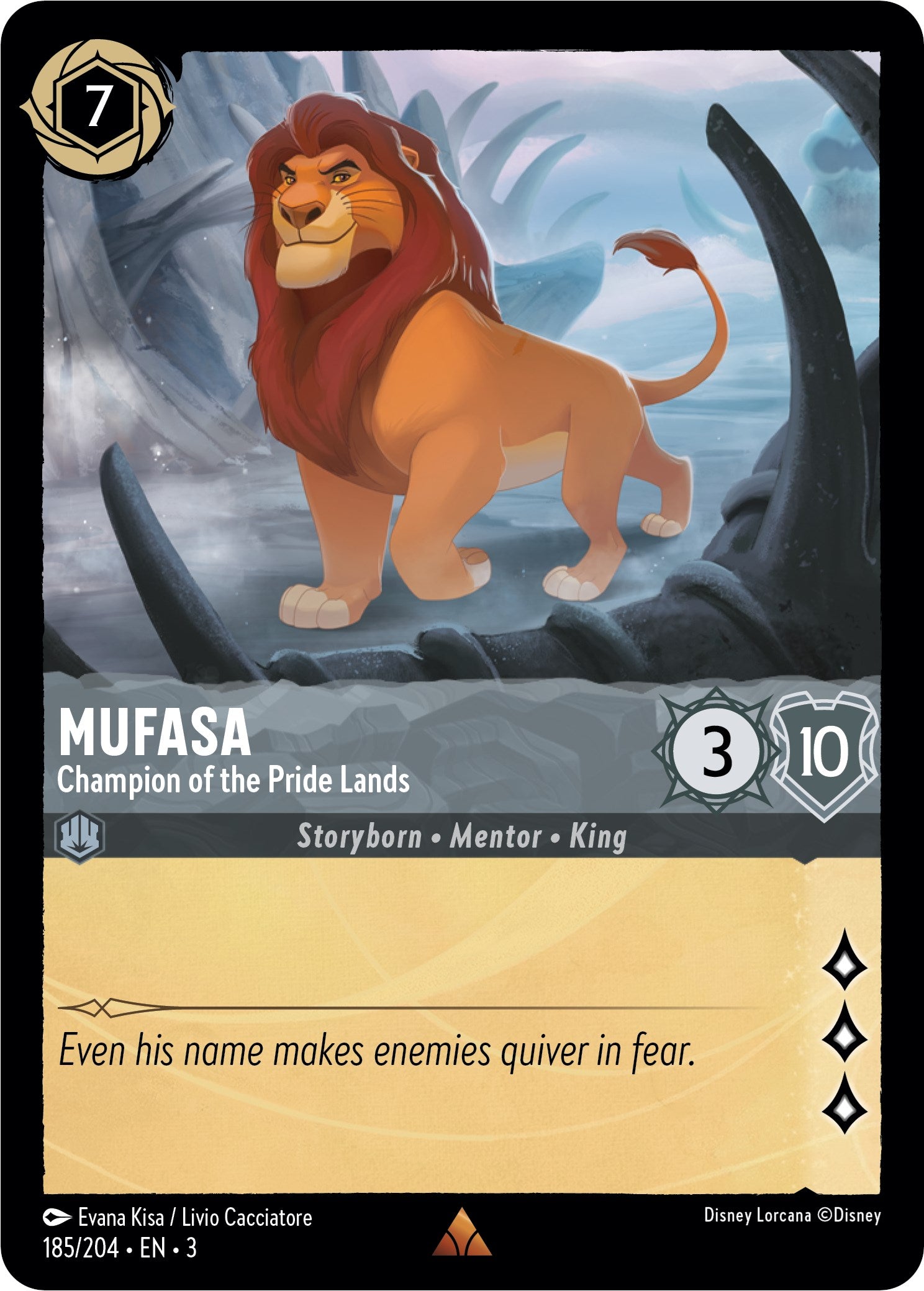 Mufasa - Champion of the Pride Lands (185/204) [Into the Inklands] | Good Games Morley