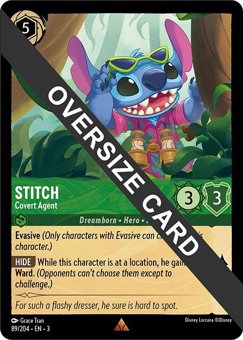 Stitch - Covert Agent (Oversized) (89//204) [Into the Inklands] | Good Games Morley