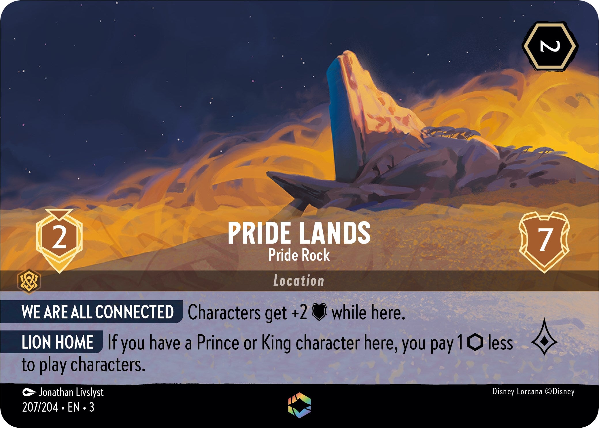 Pride Lands - Pride Rock (Enchanted) (207/204) [Into the Inklands] | Good Games Morley