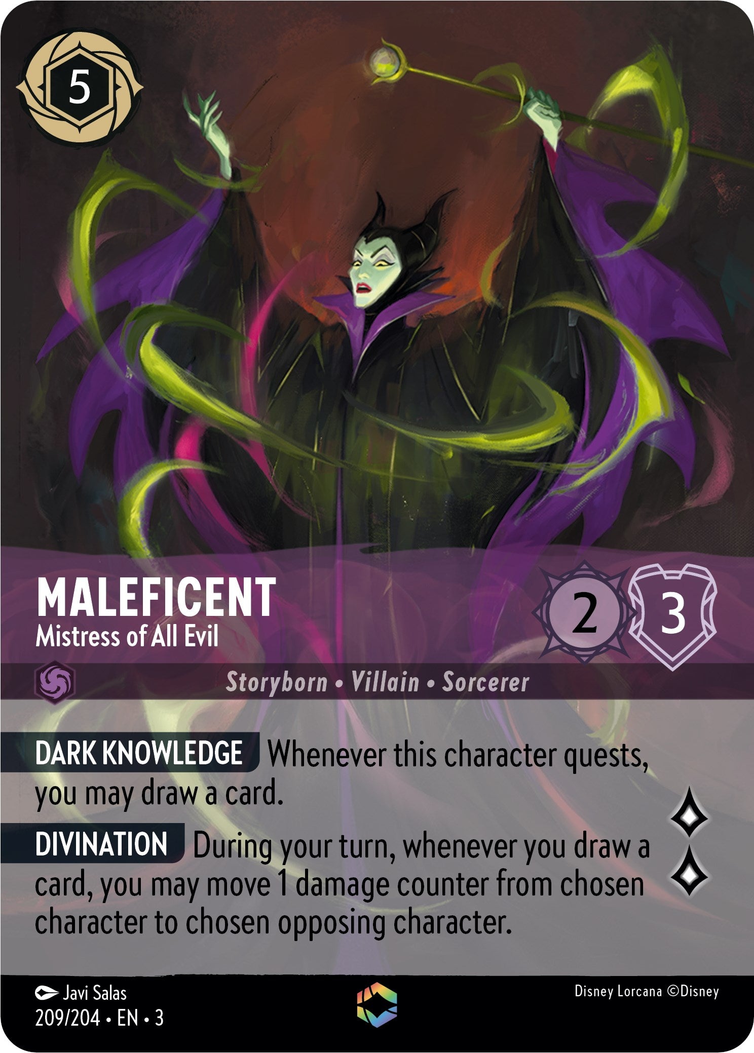 Maleficent - Mistress of All Evil (Enchanted) (209/204) [Into the Inklands] | Good Games Morley