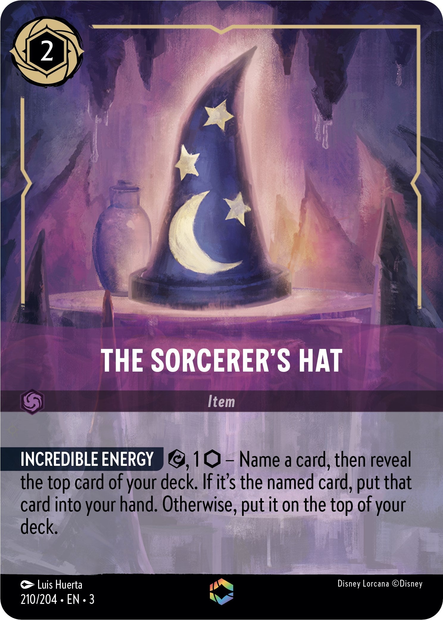 The Sorcerer's Hat (Enchanted) (210/204) [Into the Inklands] | Good Games Morley
