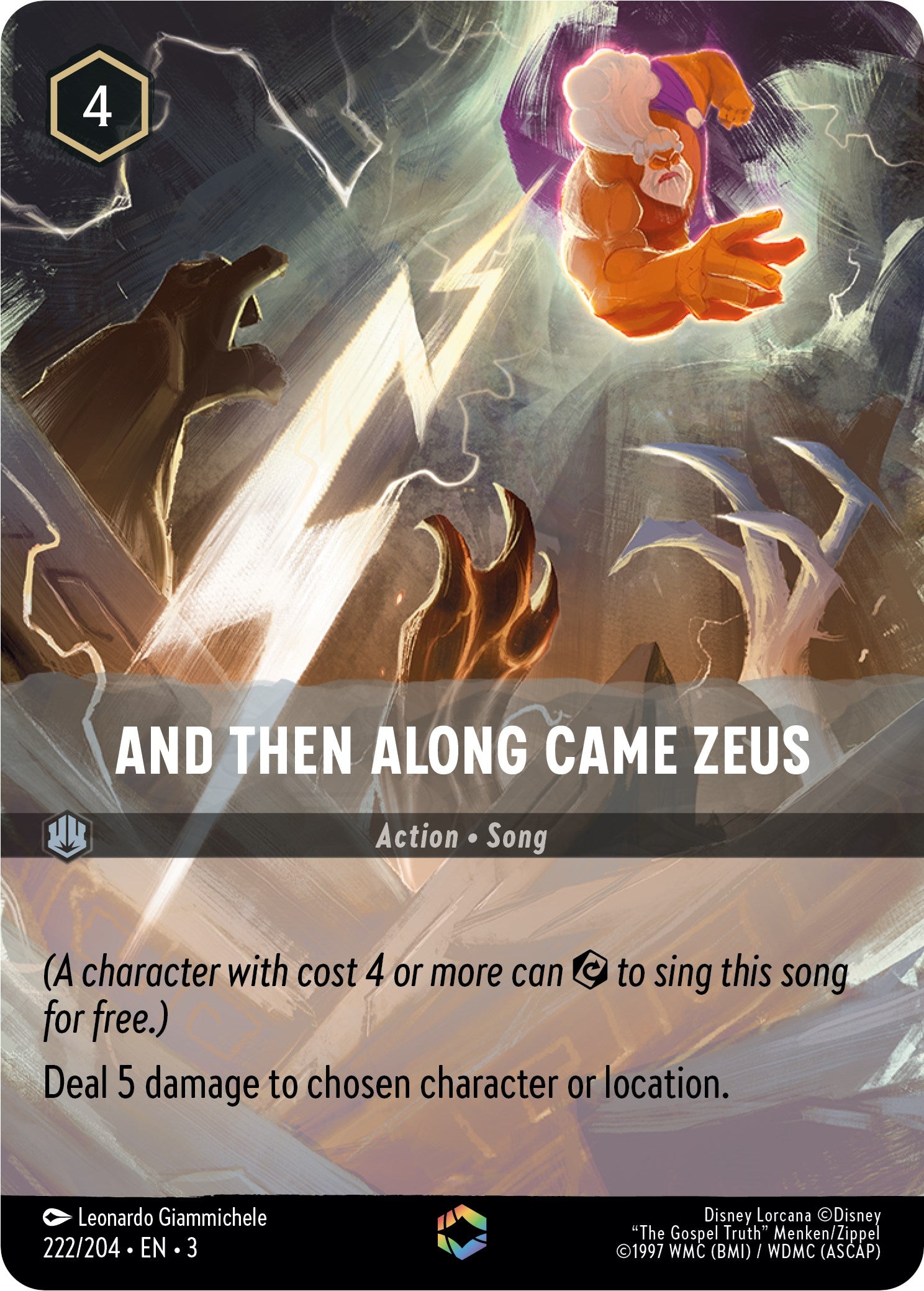 And Then Along Came Zeus (Enchanted) (222/204) [Into the Inklands] | Good Games Morley