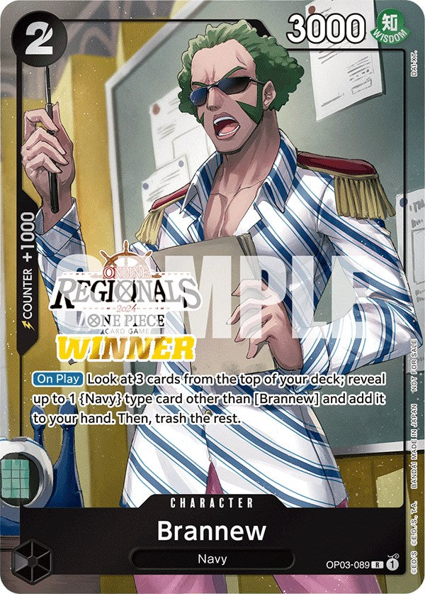 Brannew (Online Regional 2024) [Winner] [One Piece Promotion Cards] | Good Games Morley
