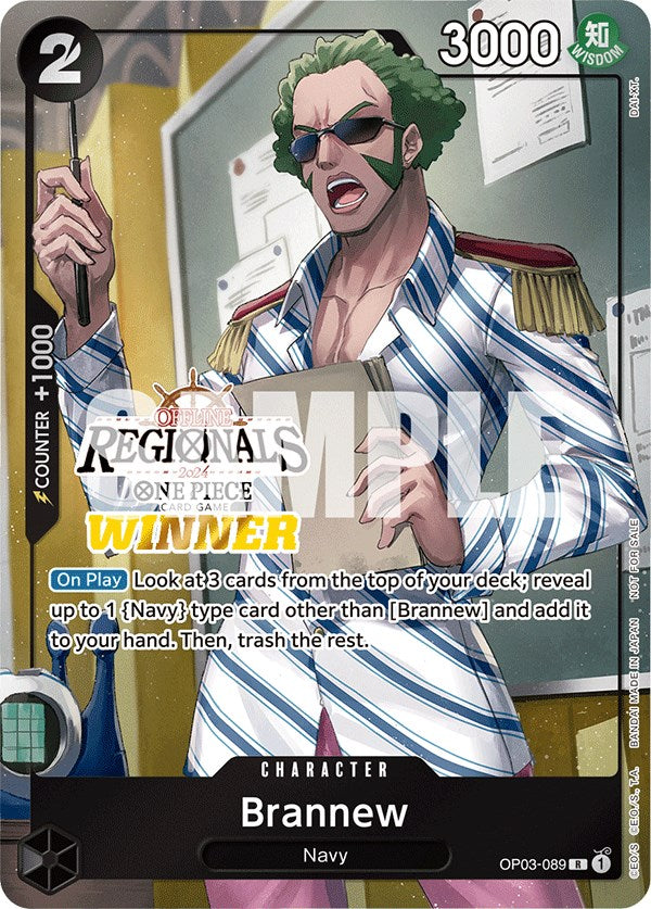 Brannew (Offline Regional 2024) [Winner] [One Piece Promotion Cards] | Good Games Morley