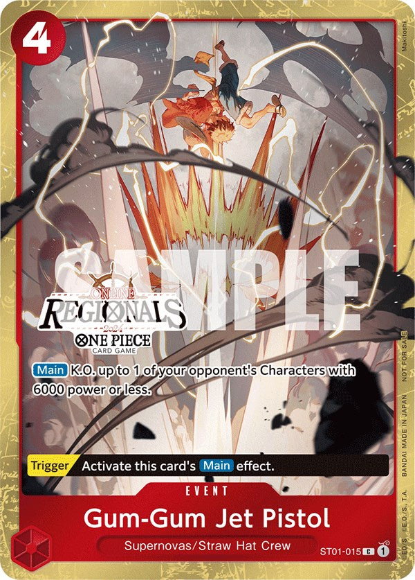 Gum-Gum Jet Pistol (Online Regional 2024) [Participant] [One Piece Promotion Cards] | Good Games Morley