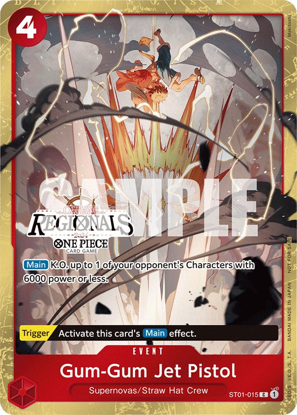 Gum-Gum Jet Pistol (Offline Regional 2024) [Participant] [One Piece Promotion Cards] | Good Games Morley