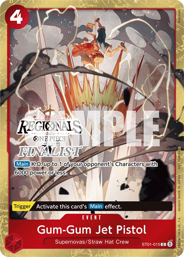 Gum-Gum Jet Pistol (Offline Regional 2024) [Finalist] [One Piece Promotion Cards] | Good Games Morley