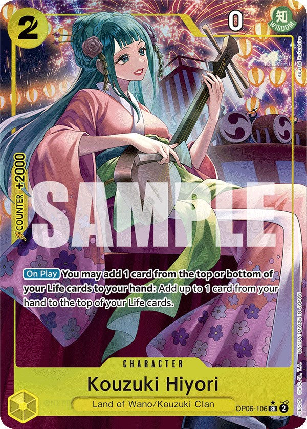 Kouzuki Hiyori (Alternate Art) [Wings of the Captain] | Good Games Morley