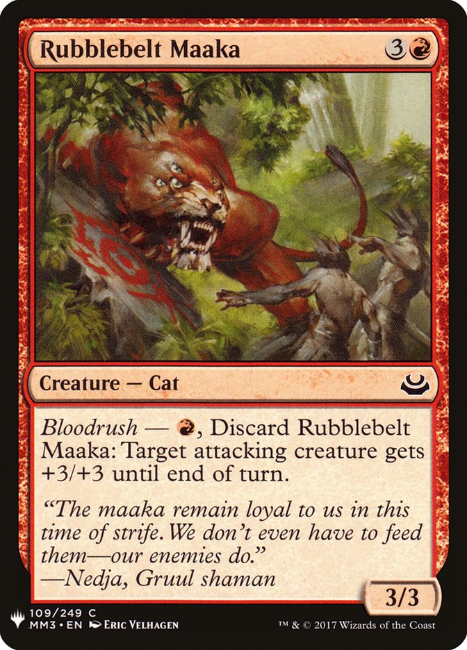 Rubblebelt Maaka [Mystery Booster] | Good Games Morley