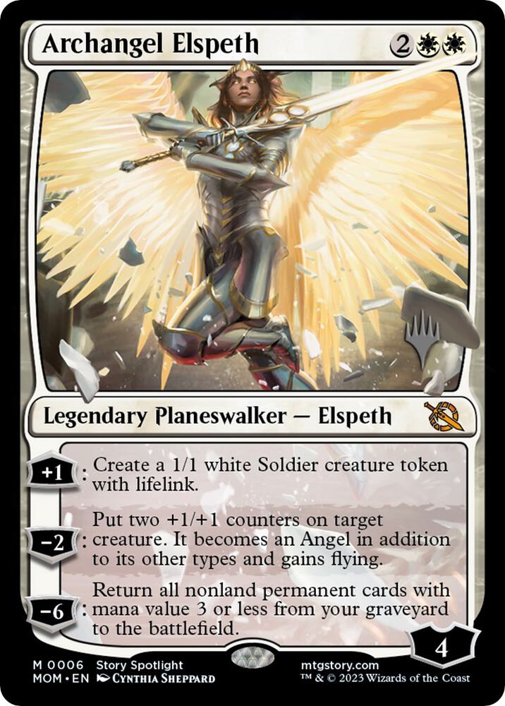 Archangel Elspeth 6p/162 (Promo Pack: March of the Machine)  | Good Games Morley