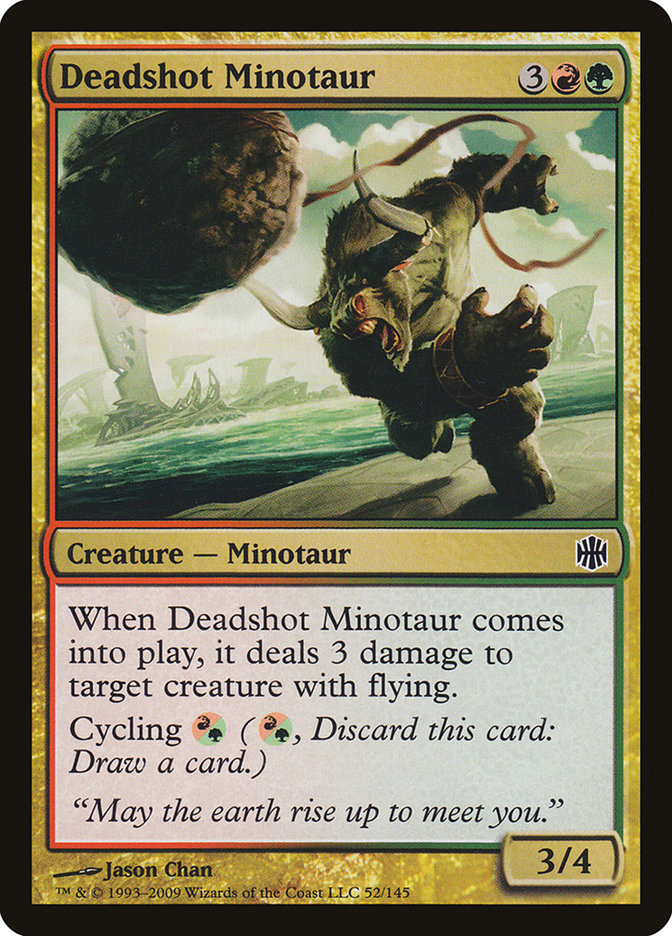 Deadshot Minotaur 52/145 (Alara Reborn)  | Good Games Morley