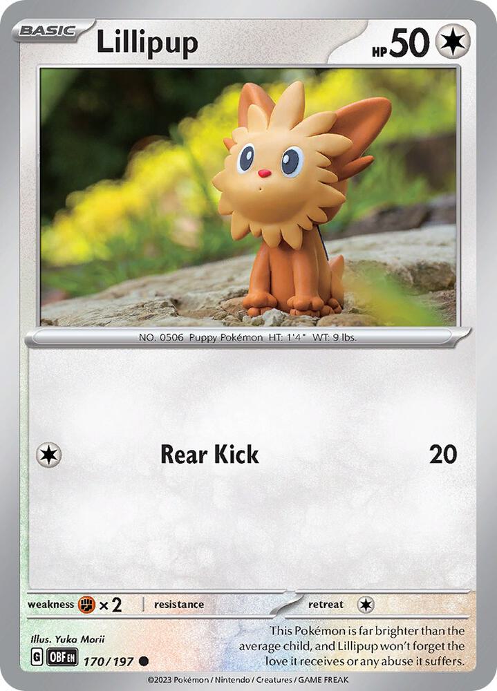 Lillipup 170/197 (SV03: Obsidian Flames)  | Good Games Morley
