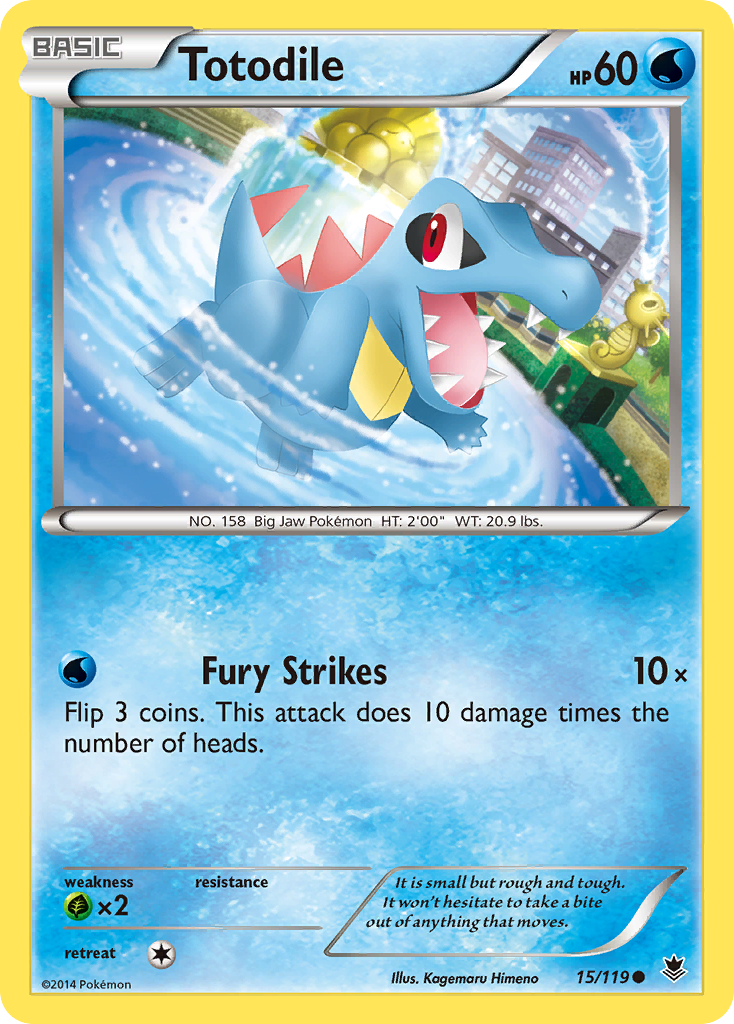 Totodile (15/119) [XY: Phantom Forces] | Good Games Morley