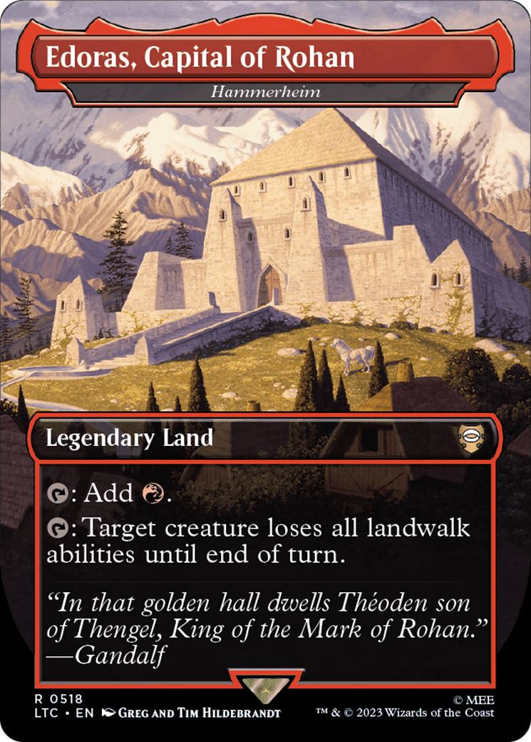 Edoras, Capital of Rohan - Hammerheim (Borderless) [The Lord of the Rings: Tales of Middle-Earth Commander] | Good Games Morley
