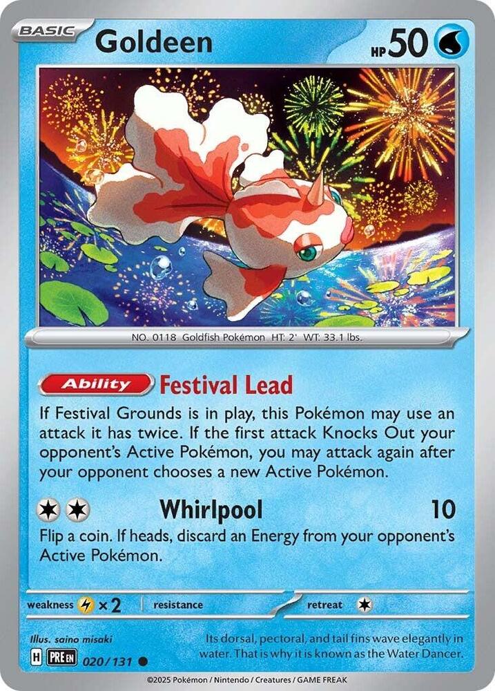 Goldeen (020/131) [Scarlet & Violet: Prismatic Evolutions] | Good Games Morley